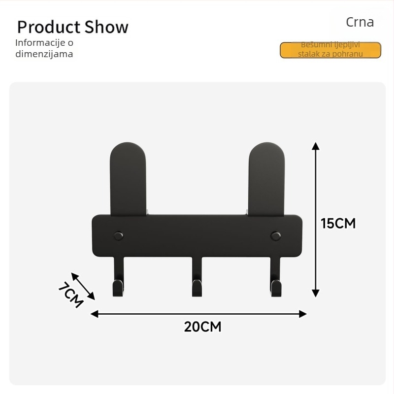Zidni ABS nosač za router i set-top kutiju, s vakuumskim čašicama, 1 razina, model BN 59-01385A