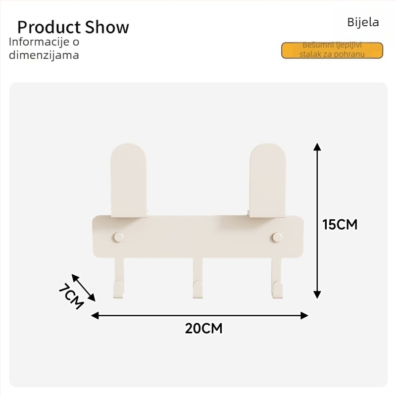 Zidni ABS nosač za router i set-top kutiju, s vakuumskim čašicama, 1 razina, model BN 59-01385A