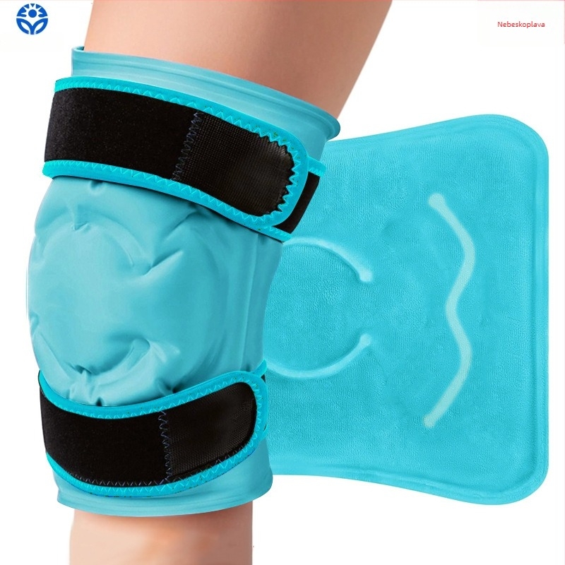 Gel pločica za koljeno za toplu i hladnu terapiju – jedna veličina, najlonski materijal, 700 g