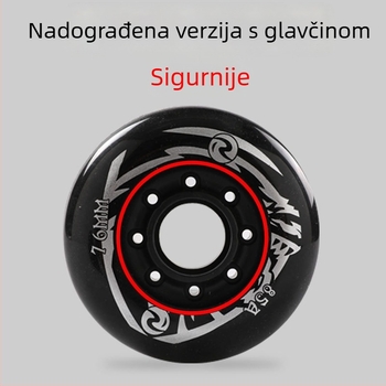 ROSELLE kotači za inline skates, PU visoke elastičnosti i otpornosti na habanje, s kočnicom, za ulicu