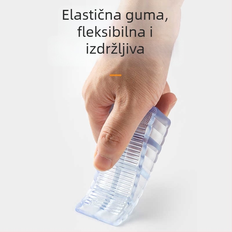 Stopač za vrata - plastični, montiran na pod, protuklizni, moderni minimalistički stil