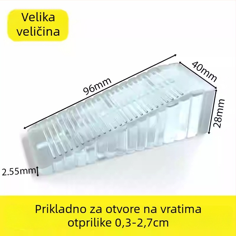 Stopač za vrata - plastični, montiran na pod, protuklizni, moderni minimalistički stil