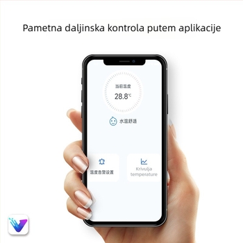 Akvarijski termometar s WiFi i Bluetooth, alarm za temperaturu i daljinsko praćenje putem aplikacije