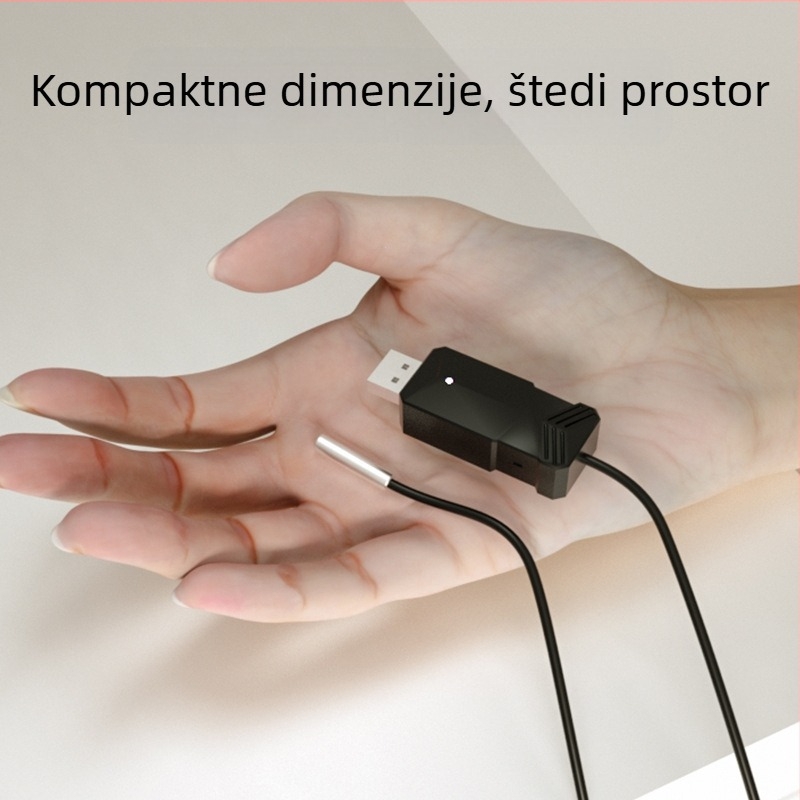Akvarijski termometar s WiFi i Bluetooth, alarm za temperaturu i daljinsko praćenje putem aplikacije
