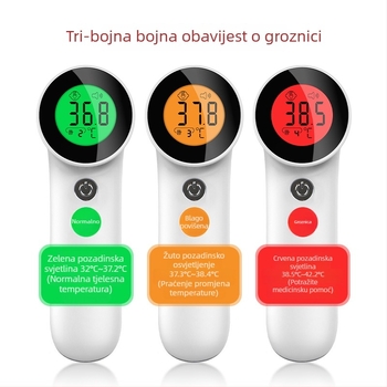 JM-01801 Rukomorni infracrveni termometar za čelo – medicinski termometar za mjerenje tjelesne temperature, sa suhom baterijom