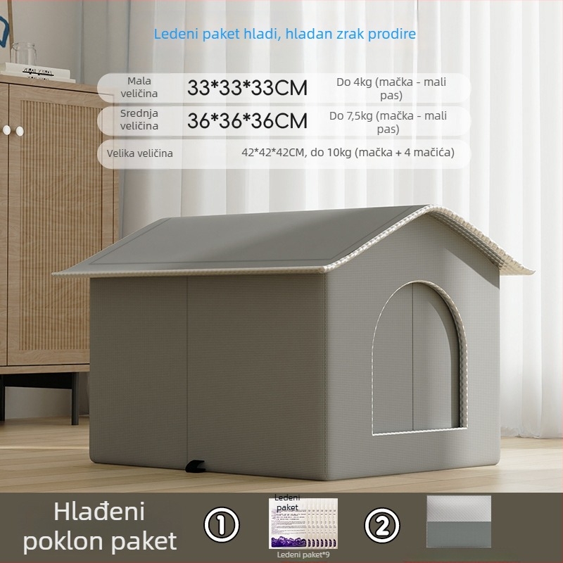 Mačje gnijezdo – prozračni platno, za ljeto i proljeće, unutarnja upotreba, mogućnost prilagodbe
