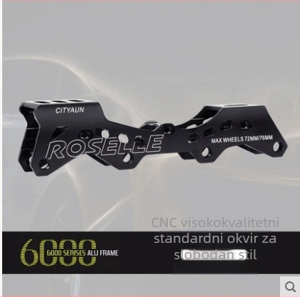 Patine s kotačićima - unisex, gornji dio od kože krave, PU kotači, TPR potplat, dizajn s jednim kotačem