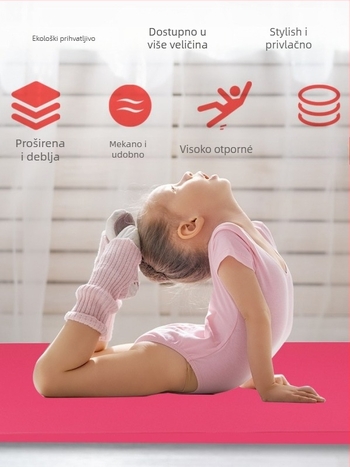 Dječja joga podloga za ples i fitness, Oxford tkanina, debljina 3 mm