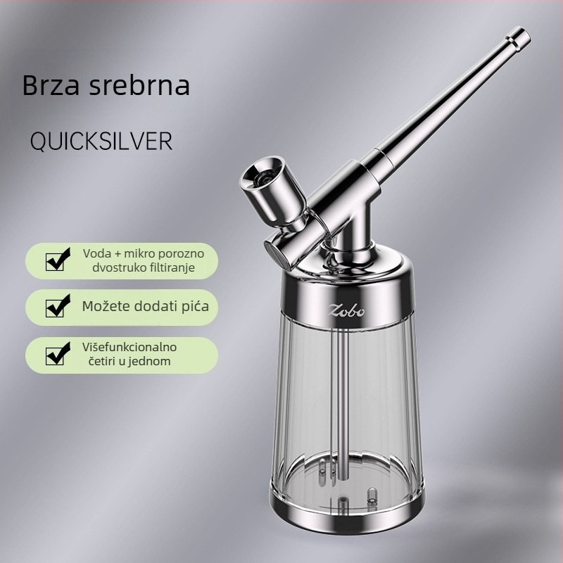 ZOBO set za nargilu, prijenosni, metalni, četiri namjene, komplet dodataka