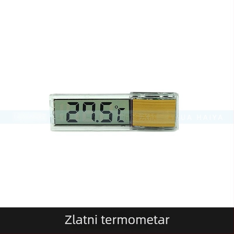Termometar za vodu akvarija s LED LCD zaslonom, vanjski montažni, vodootporan