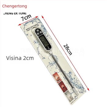 TP300 kuhinjski termometar - digitalni termometar za roštilj i kuhinju, raspon -50°C do 300°C, rezolucija 0,1°C, za vodu, ulje, mlijeko i pečenje