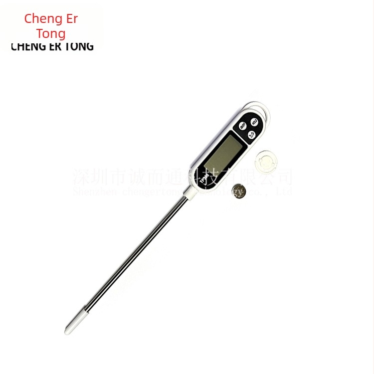 TP300 kuhinjski termometar - digitalni termometar za roštilj i kuhinju, raspon -50°C do 300°C, rezolucija 0,1°C, za vodu, ulje, mlijeko i pečenje