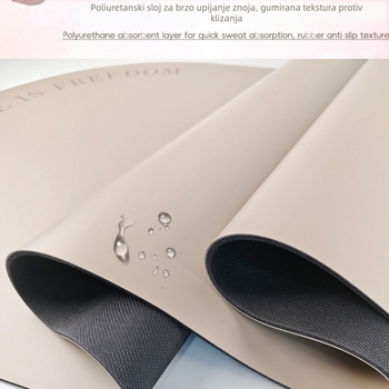 Joga prostirka od prirodnog kaučuka, debljina 5 mm, dimenzije 183×61 cm, težina 5 kg, mogućnost prilagođavanja