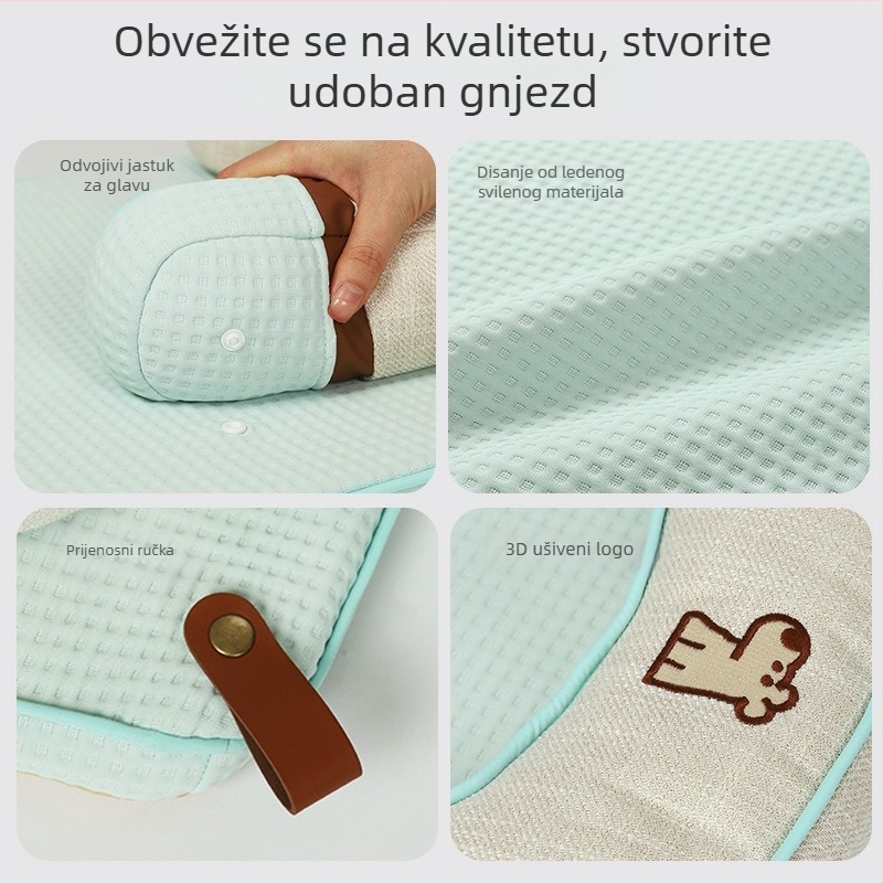 Gnijezdo za kućne ljubimce za pse, tkanina, odvojivo i perivo