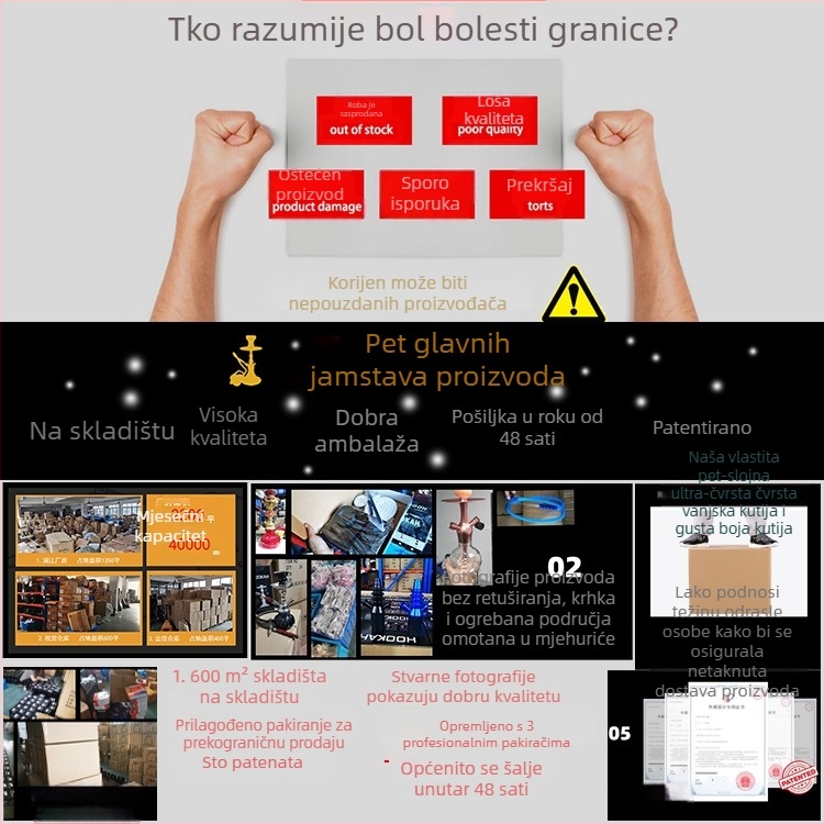 Keramička glava za nargilu — višekratna upotreba u modernom minimalističkom stilu