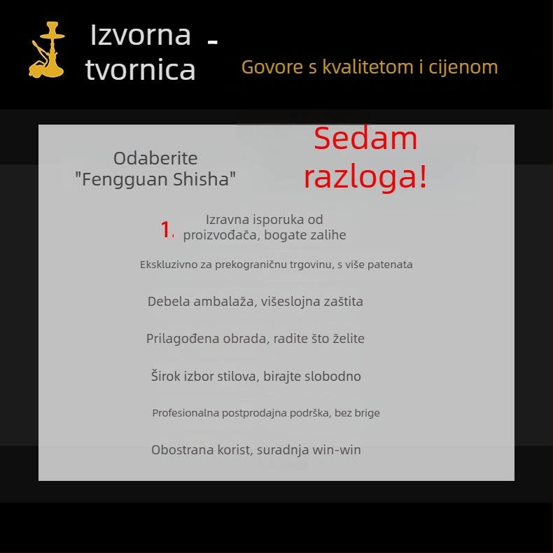 Keramička glava za nargilu — višekratna upotreba u modernom minimalističkom stilu