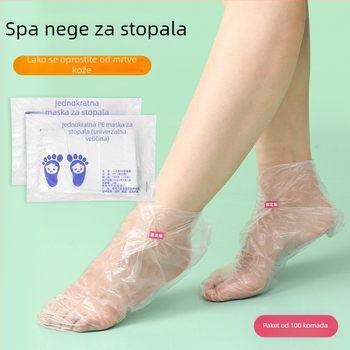 Jednokratne navlake za stopala od PE, debeli, prozirni, 67 g