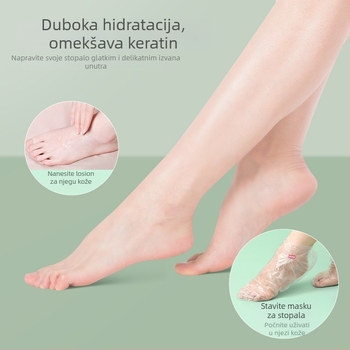 Jednokratne navlake za stopala od PE, debeli, prozirni, 67 g