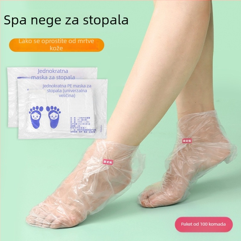 Jednokratne navlake za stopala od PE, debeli, prozirni, 67 g