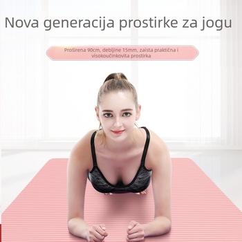 NBR joga podloga za fitness i ples — široka i debela podloga za gimnastiku i piknik