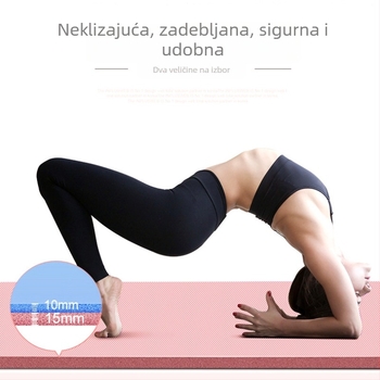 NBR joga podloga za fitness i ples — široka i debela podloga za gimnastiku i piknik