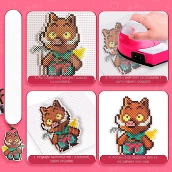 Set za izradu perlica s alatima za 3D slagalicu (plastika, 3D slagalica, OPP pakiranje, 14+)