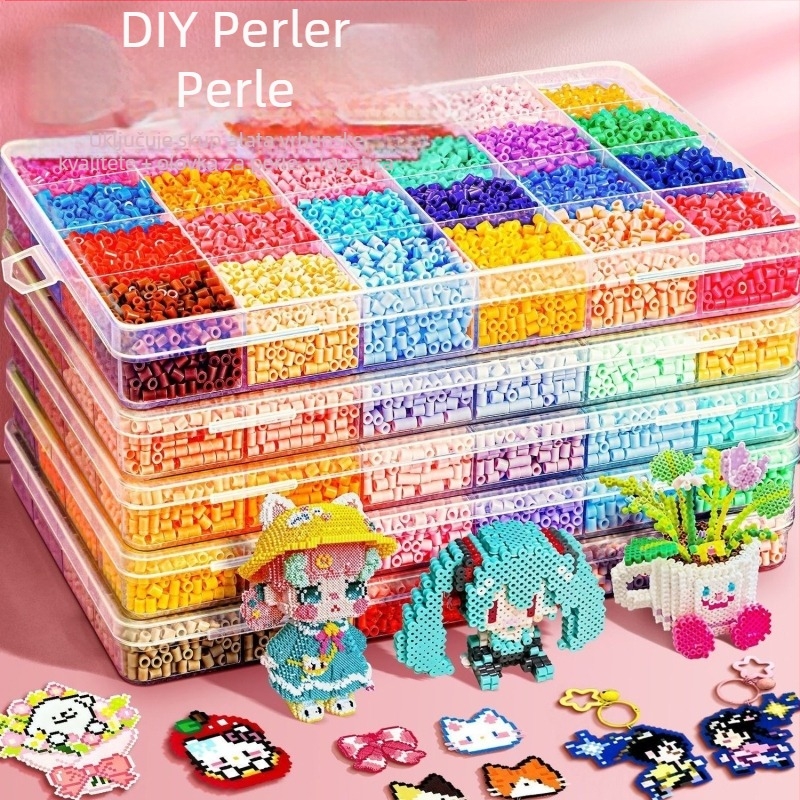 Set za izradu perlica s alatima za 3D slagalicu (plastika, 3D slagalica, OPP pakiranje, 14+)