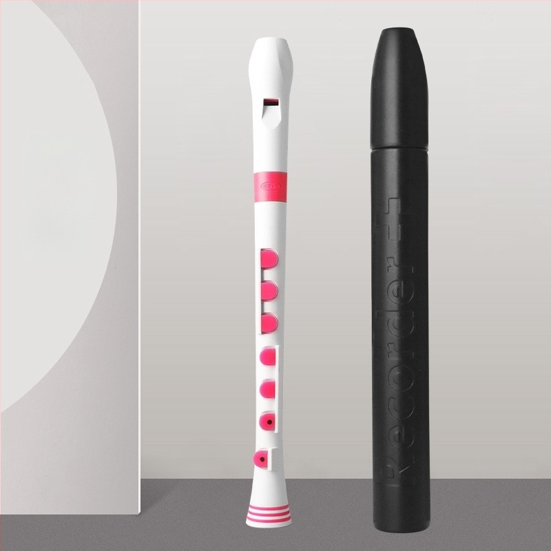 NUVO plastični rekorder, izrađen od smole, kartonsko pakiranje, početnički glazbeni instrument