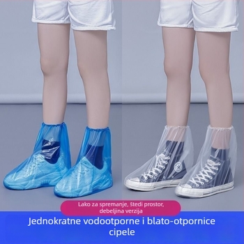Jednokratne vodootporne navlake za cipele, s anti-pijeskom i protukliznim svojstvima, debeli i otporni na habanje, od polietilena (PE), za unutarnju upotrebu