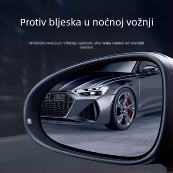 Film otporan na kišu za retrovizor automobila - PET materijal, snažno ljepilo, vodootporan, model 7