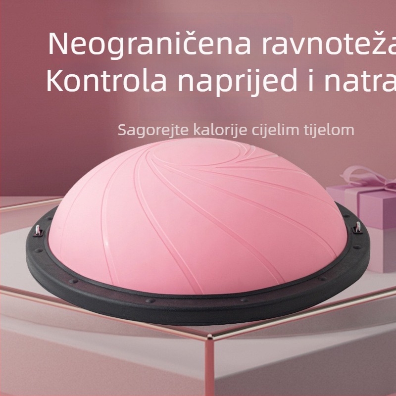 BOSU lopta od PVC-a, 5 kg, napuhiva, prilagodljiva