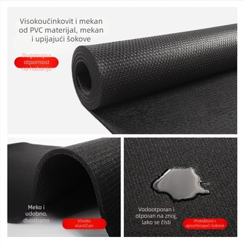 Joga prostirka PVC, visoke gustoće, debljina 6 mm, težina 2400 g, marka Youheng