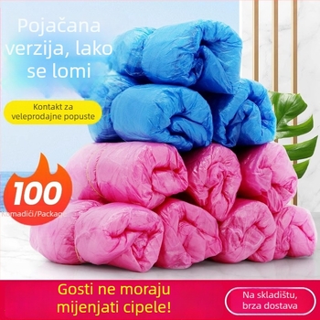 Jednokratne navlake za cipele za unutarnju upotrebu, debeli plast, vodootporne i otporne na habanje, univerzalna prilagodba, debljina 11s