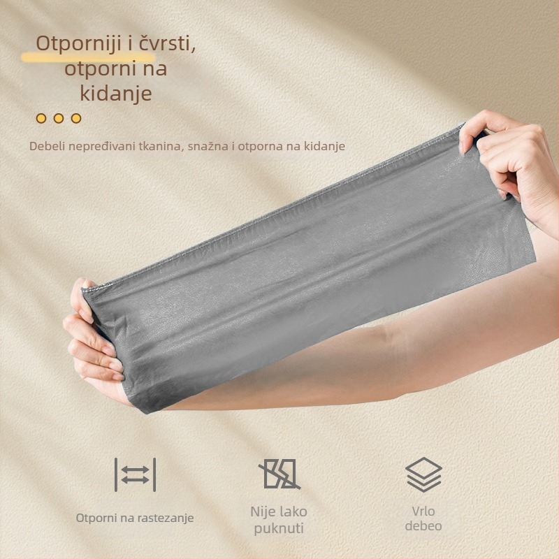 Jednokratne navlake za cipele od netkanog materijala, prozračne i otporne na prašinu, debljina 400 g, za unutarnju upotrebu