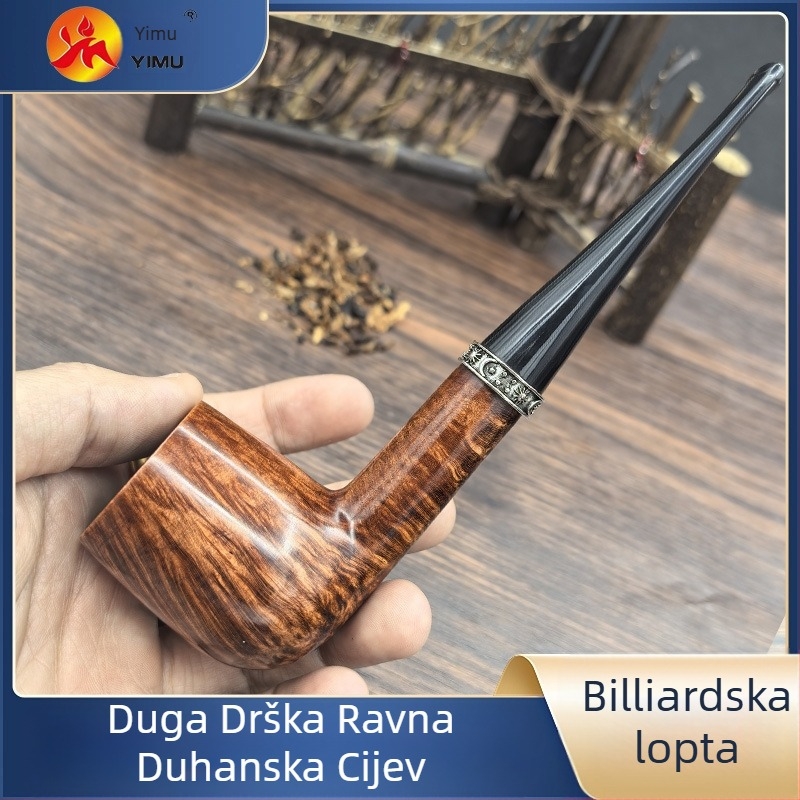 Fajka – Ručno izrađena prava lula Heatherwood, modern minimalistički stil, moguć tisak logotipa, model P3226