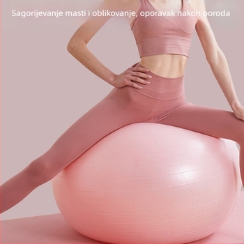 PVC lopta za jogu otpornu na eksplozije, napuhivačka, za Pilates i masažu