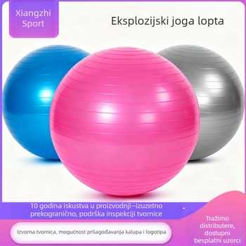 PVC joga lopta za djecu i trudnice — senzorijska stopala Pilates lopta, 600/800/900 g, napuhiva, moguć ispis loga