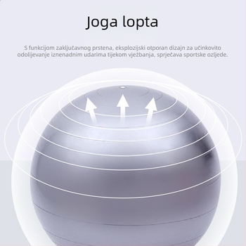 PVC joga lopta za djecu i trudnice — senzorijska stopala Pilates lopta, 600/800/900 g, napuhiva, moguć ispis loga