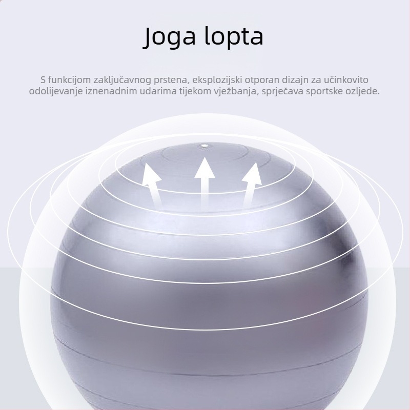 PVC joga lopta za djecu i trudnice — senzorijska stopala Pilates lopta, 600/800/900 g, napuhiva, moguć ispis loga