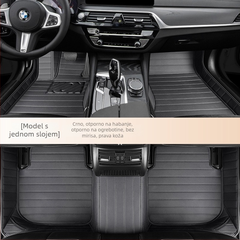 Automobilske prostirke od prave kože, veliki okružni dizajn, isključivo za pet sjedala, prilagodljivo (Materijal: Prava koža; Stil: Veliki okružni dizajn; Forma: Isključivo za pet sjedala; Obrada i prilagodba: Da)