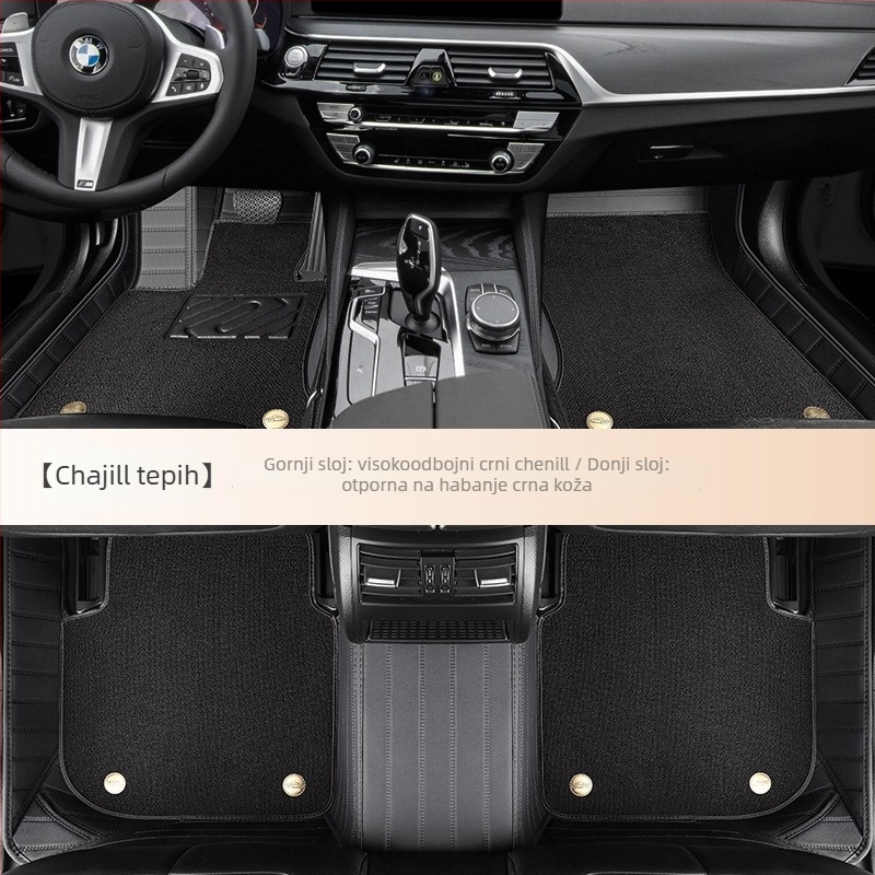 Automobilske prostirke od prave kože, veliki okružni dizajn, isključivo za pet sjedala, prilagodljivo (Materijal: Prava koža; Stil: Veliki okružni dizajn; Forma: Isključivo za pet sjedala; Obrada i prilagodba: Da)