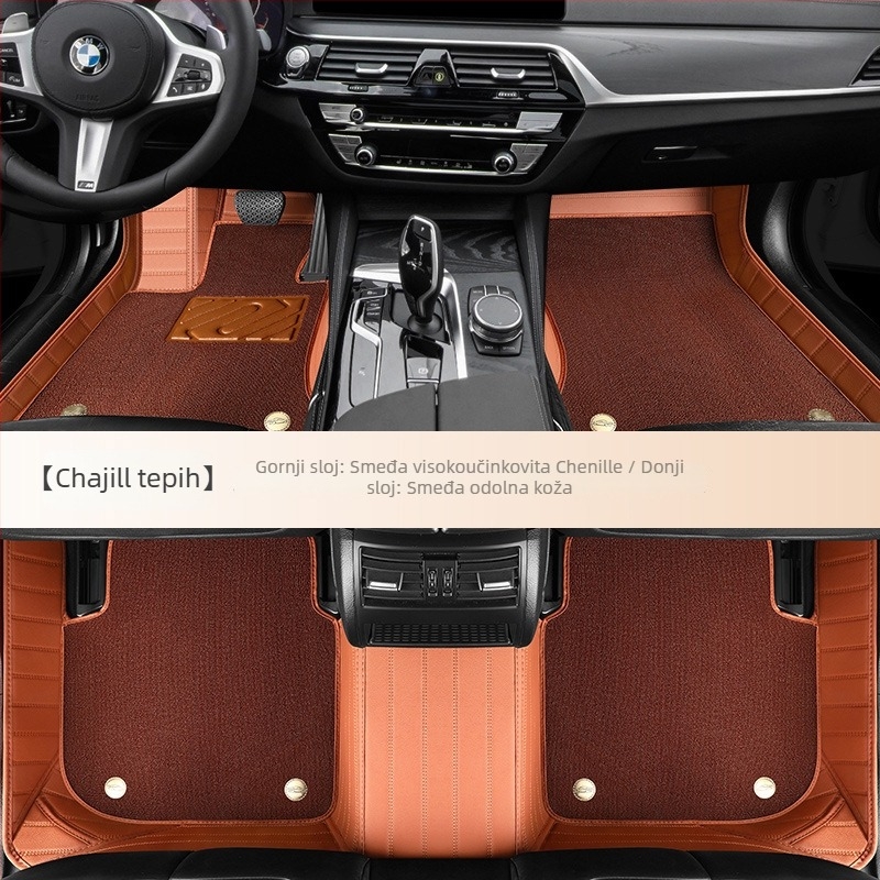 Automobilske prostirke od prave kože, veliki okružni dizajn, isključivo za pet sjedala, prilagodljivo (Materijal: Prava koža; Stil: Veliki okružni dizajn; Forma: Isključivo za pet sjedala; Obrada i prilagodba: Da)