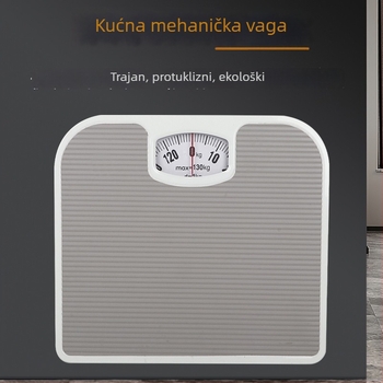 Henset elektronička vaga za odrasle, kapacitet 130 kg, mjeri tjelesnu težinu.