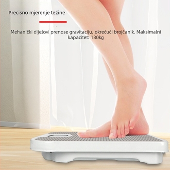 Henset elektronička vaga za odrasle, kapacitet 130 kg, mjeri tjelesnu težinu.