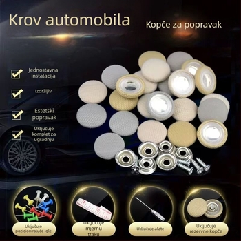 Klip za unutarnji krov automobila za fiksiranje veluru