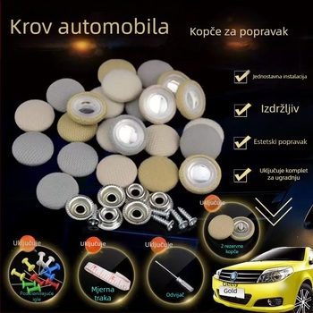 Klip za unutarnji krov automobila za fiksiranje veluru