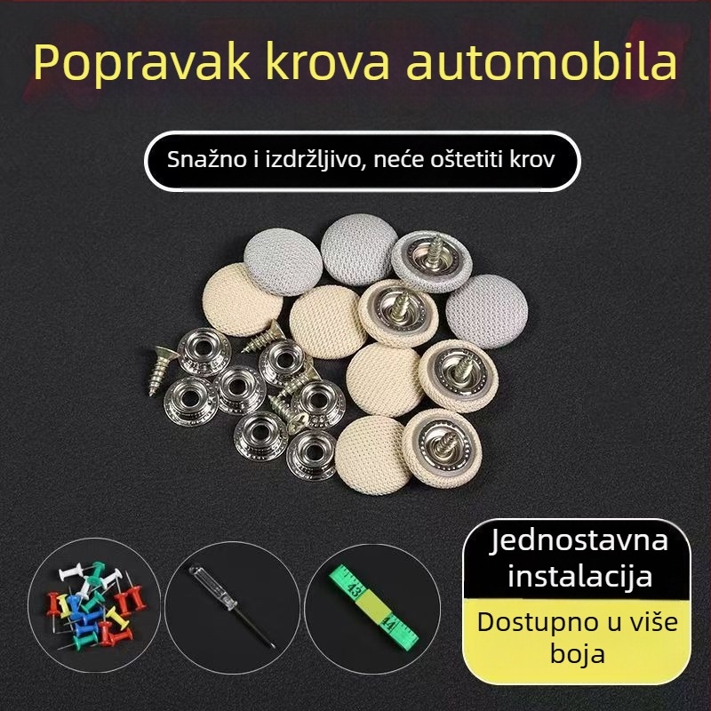 Klip za unutarnji krov automobila za fiksiranje veluru