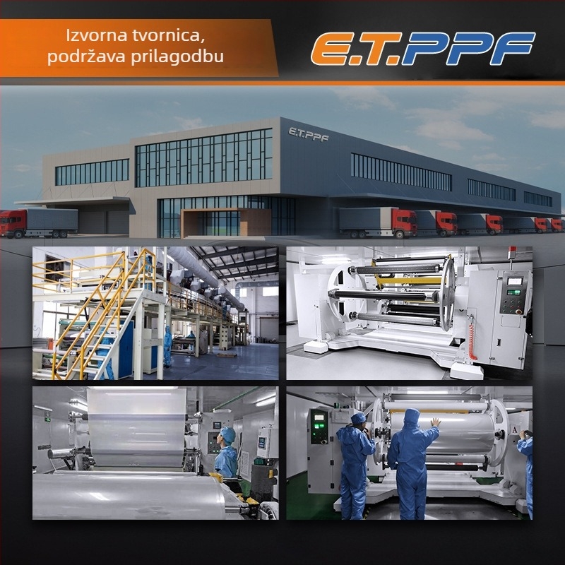 Zaštitna folija za automobilska svjetla – TPH materijal, proziran uzorak, samoljepljiva ugradnja, prilagodljivo