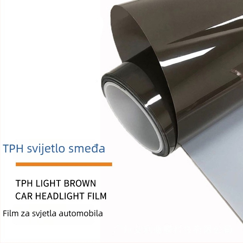 Zaštitna folija za automobilska svjetla – TPH materijal, proziran uzorak, samoljepljiva ugradnja, prilagodljivo