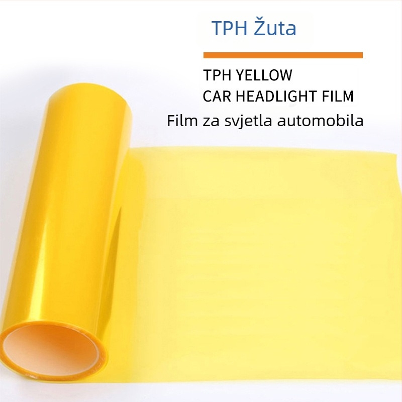 Zaštitna folija za automobilska svjetla – TPH materijal, proziran uzorak, samoljepljiva ugradnja, prilagodljivo